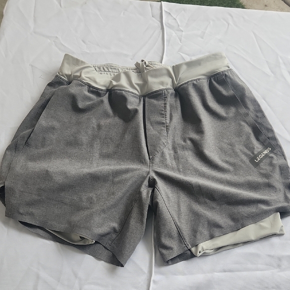 Legends Sport Gray Men's Shorts - Picture 1 of 5